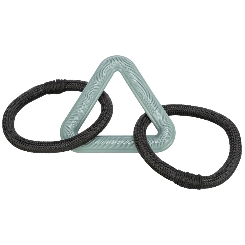 Trixie Citystyle Triangle with Rope Rings Toy for Dogs