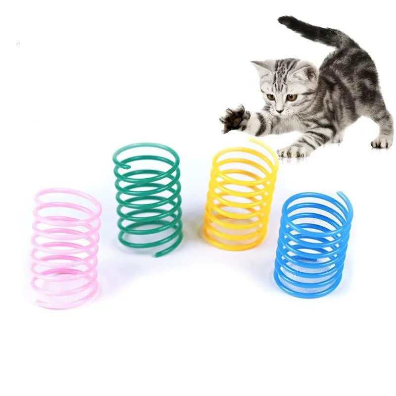 Twirly Whirly Spring Cat Toy