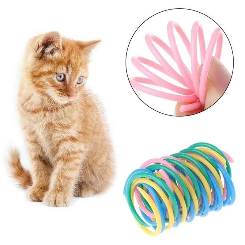 Twirly Whirly Spring Cat Toy